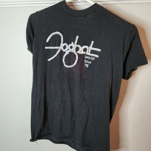 Vintage 1978 Foghat World Tour Tshirt